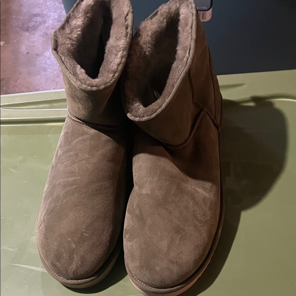 Men UGG Sage Green Suede Boots
